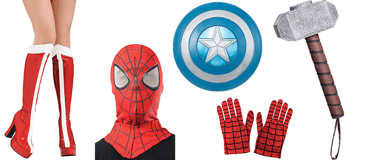 accessoires pour dguisement Marvel Adulte