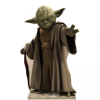 Silhouette Carton Star Wars Yoda (76 cm) 