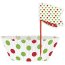 Kit 24 Caissettes et Dco  Cupcakes  pois Rouge/Vert