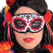 Masque Loup Catrina Calavera