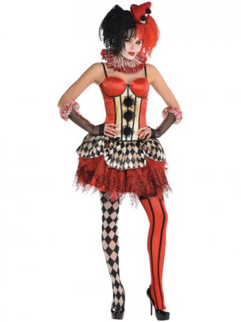 Corset Clown Burlesque Halloween 