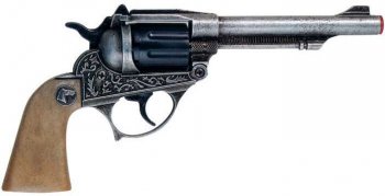 Pistolet Cowboy Mtal 8 coups - adulte 