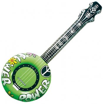 Banjo Hippie gonflable 