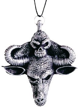 Collier Mdaillon Satanique 