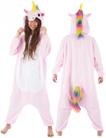 Dguisement Kigurumi Licorne Rose Taille Unique 