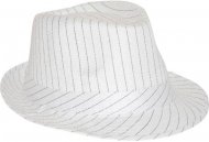 Chapeau de Gangster - Rayé Blanc et Noir