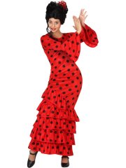 Déguisement Danseuse de Flamenco Rouge/Noir