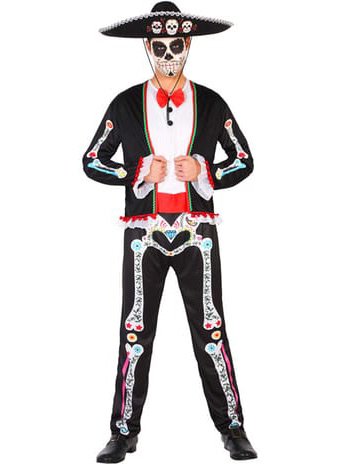 Dguisement de Squellette Calavera Homme 