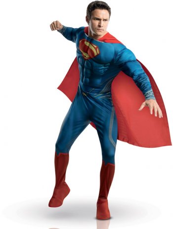 Dguisement Superman Luxe - Taille XXL 
