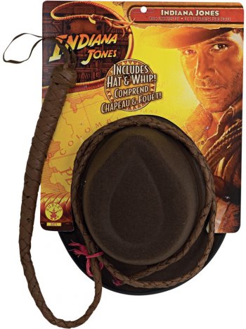 Set Chapeau et Fouet Indiana Jones 