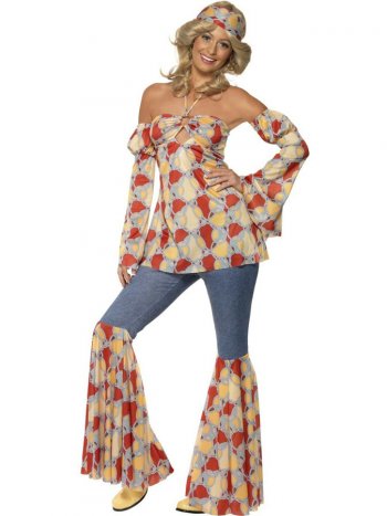 Dguisement 70 s de Hippie Disco Femme 