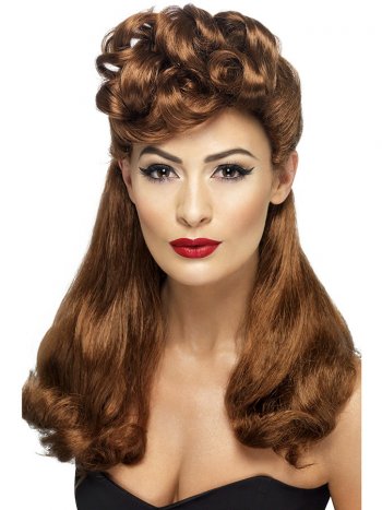 Perruque Pin Up Vintage Long 