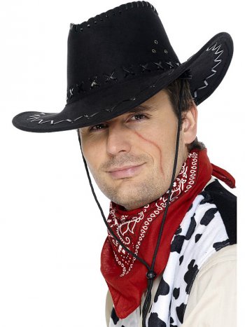 Chapeau de Cowboy Noir Sudine 