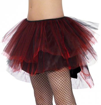 Tutu Sexy Burlesque Rouge/Noir 