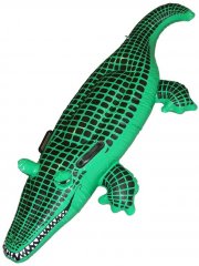 Crocodile gonflable
