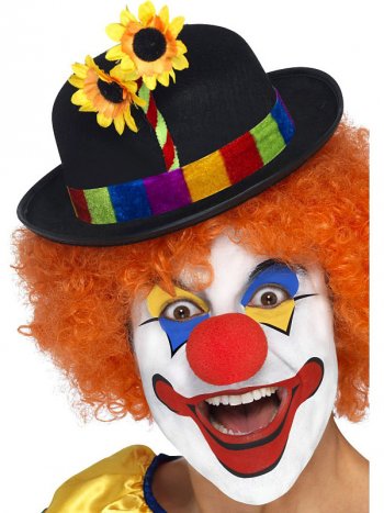 Chapeau de clown  fleur 