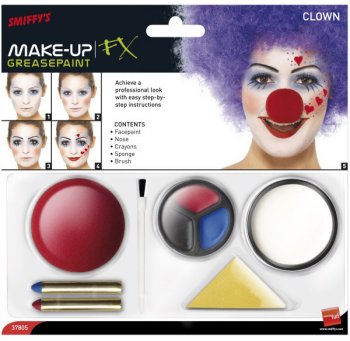 Set Maquillage Clown mixte 