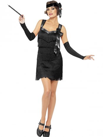 Robe Annes Folles Noire 20 s 