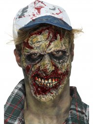 Prothèse Mousse Latex Visage de Zombie