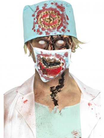 Kit Chirurgien Zombie - Calot + Masque 