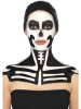 Kit Maquillage Latex Squelette Noir et Blanc. n4