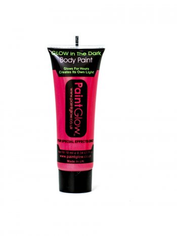 Peinture Body Paint Phospho et Fluo Rouge 