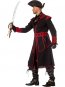 Dguisement Manteau Pirate Noir et Rouge Taille 48