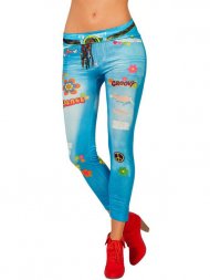 Legging Jeans Hippie Taille XS-S