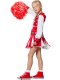 Déguisement Majorette Cheerleader Rouge images:#1