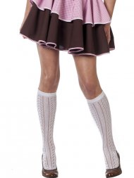 Chaussettes ajoures blanches
