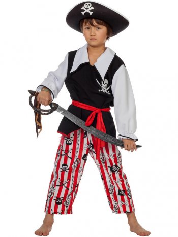 Dguisement de Pirate Ile au Trsor Taille 4-6 ans 