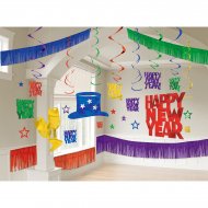 Kit de Décorations happy New Year Multicolores