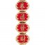 Dcoration  fixer idogrammes chinois Or