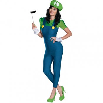 Déguisement Luigi - Femme 