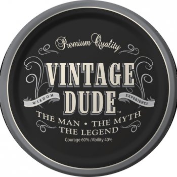 8 Assiettes Vintage Dude 